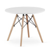 WELLHOX Okrúhly stôl MAKSI 60 cm - biely 9403 20 80 00
