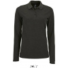 SOL´S PERFECT LSL / Dámska polokošeľa s dlhým rukávom - charcoal melange XL
