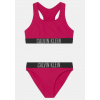 Detské plavky - Calvin Klein Two -kus outfit 164 Pink (Calvin Klein Pink Swimsuit 14-16 rokov Zia)