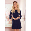 ŠATY LUCY - NÁMORNÍCKA MODRÁ (ZN. NUMOCO záruka kvality. Originálne, trendy, sexi, štýlové, pohodlné.... oblečenie na každú príležitosť.)