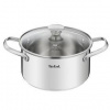 Hrniec s pokrievkou Tefal Cook Eat B9214474, 20 cm nerez