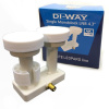 DI-WAY LNB MONOBLOCK SINGLE 0,1dB 4,3st, WHITE LEO SatelityUL