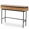 Konzola MEBEL ELITE dub zlatý dub 120 x 76 x 30 cm