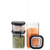 GEFU Súprava 3 ks sklenených dóz PANTRY