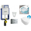 Geberit SET Kombifix 110.302.00.5 +WCzávesné V&B OMNIA DirectFlush C+sed.SC +Sigma01ChrMat 110.302.00.5 NB3