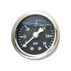 MANOMETER TLAKU OLEJA S UHLÍKOVÝM ČELOM 60 PSI
