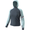 Tričko DYNAFIT Alpine L/S hooded tee W cloud blue L