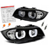 BMW 3 E90 E91 05-08 PREDNÉ SVETLÁ LED KRÚŽKY 3D D1S bi-xenón ČIERNE