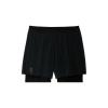 ON RUNNING ON 5 Performance 2/1 Shorts Mens Black Veľkosť oblečenia: XL Bežecké krátke nohavice