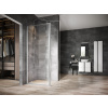Ravak NEXTY NPSS-100 Pevná stena 80x195, Satin, Transparent 90O40U00Z1