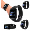 Smart hodinky M116 športové hodinky bluetooth čierne Smart Band Náramok