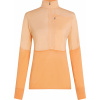 Dámske funkčné tričko s dlhým rukávom Icebreaker Women's 200 Realfleece Descender LS Half Zip - sunstone/feldspar/cb M