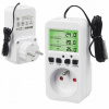ZÁSUVKOVÝ TERMOSTAT, DIGITÁLNY REGULÁTOR TEPLOTY, ELEKTRONICKÁ SONDA, 230V (TERMOSTAT DIGITÁLNY ČASOVAČ REGULÁTOR TEPLOTY SIEŤOVÁ ZÁSUVKA 230V max. 3680 W)