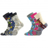 Protiskluzové ponožky SIBIŘ DĚTSKÁ ABS mix kluk 35-38 (23-25)