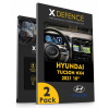 2v1 OCHRANNÉ SKLO NA NAVIGÁCIU PRE HYUNDAI TUCSON NX4 2021 10'