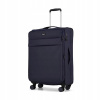 Textilný kufor ROCK Harper M - tmavomodrá