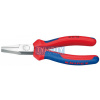 KNIPEX 20 02 160 Ploché kleště, vícesložkové návleky, fosfátováno na černo