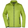 James&Nicholson Dámska fleecová mikina JN761 Kiwi Melange XXL