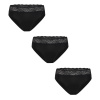 3PACK Menštruačné nohavičky Modibodi Sensual Hi-Waist Bikini Moderate-Heavy (MODI5011) XS
