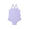 Swim Essentials Plavky s UPF 50+ Lila Leopard 134/140