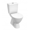 JIKA Lyra Plus, Kombiklozet, vertikální odpad, boční napouštění vody Varianta: Bílá/s armaturou Dual Flush, boční napouštění - H8263870002413