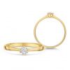 SOFIA DIAMONDS zlatý zásnubný prsteň s diamantom 0,14 ct H/I1 UDRG47929Y-H-I1