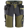 Snickers Workwear Kraťasy FlexiWork+ Softshell Stretch khaki veľ. 46