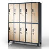 Šatní skriňa BHP 10-dverová antracitová / dub sonoma: Eco Design BARTEK 1360 x 1720 x 450 mm