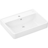 HANSGROHE Xanuia Q závesné umývadlo s otvorom, s prepadom, 650 x 480 mm, biela, s povrchom SmartClean, 61011450