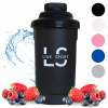 SHAKER NA BIELKOVINY A VÝŽIVNÉ DOPLNKY LINESPORT 600 ML ČIERNY