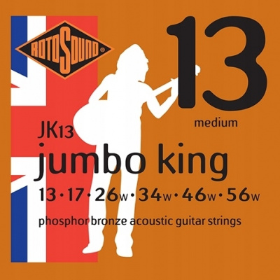 Struny Rotosound JK13 Jumbo King pre akustickú gitaru