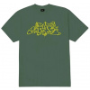 pánske tričko HUF OUTLINES T-SHIRT FOREST GREEN XL