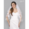 Svadobný závoj s ozdobným lemom: ZS-77 Výber farby: biela
