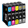 XL atramenty pre Epson Stylus S21 D78 D92 DX7450 SX100 SX115 SX210 SX215 SX218