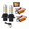 2v1 LED DENNÉ SVETLÁ DRL + SMEROVKY PY21W