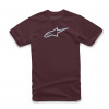 Alpinestars tričko Ageless maroon mist