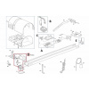 PRSH04 (SPA03) kit pohonu pre SHEL/POP/SPIDO, elektromotor 24V s prevodovkou