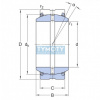 SKF GE 15 ES-2RS kloubové ložisko ocel/ocel
