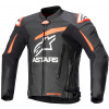 Bunda GP PLUS 4, ALPINESTARS (čierna/červená fluo/biela, veľ. 60)