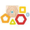 Goki Puzzle viacvrstvové Tvary, 5 dielikov