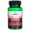Výživový doplnok Swanson Resveratrol Complex kapsuly 60 ks bez cukru