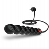 CONNECT IT prodlužovací kabel 230 V, 6 zásuvek, 5 m, s vypínačem (černý) (CES-0999-BK)