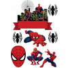 CUKROVÁ TLAČ jedlý obrázok na tortu Cukrová hmota SPIDER MAN SPIDERMAN SADA #2