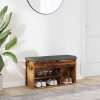 zahrada-XL Lavička na topánky Old Wood 82x32x45,5 cm Engineered Wood 857627