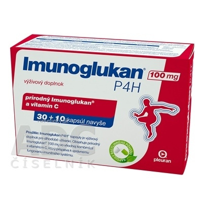 Imunoglukan P4H 100 mg cps 30+10 navyše (40 ks)