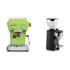 Ascaso Dream PID, Fresh Pistachio + Rocket Espresso FAUSTO 2.1, black
