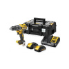 DEWALT Akumulátorový vŕtací skrutkovač 18 V bez uhlíkovej kefky (2 x 3,0 Ah batéria + nabíjačka + TSTAK) DCD791L2T