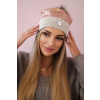 Legínovo Čiapka K198 béžová Farba: Béžová, Veľkosť: UNI