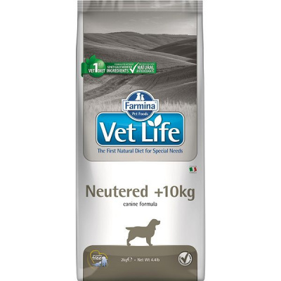 Vet Life Natural Dog Neutered >10 kg 2 kg