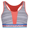 Dámska funkčná podprsenka Ortovox 185 ROCK'N'WOOL SPORT TOP - svetlo šedá XS